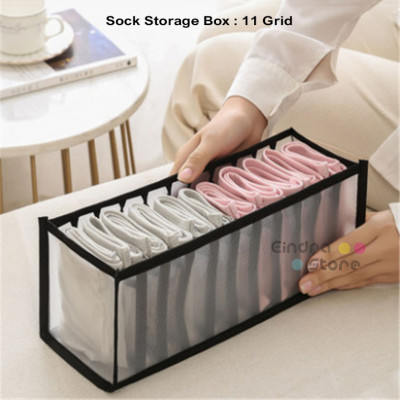 Sock Storage Box : 11 Grid